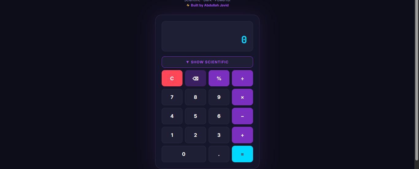 Calculator by Abdullah screenshot