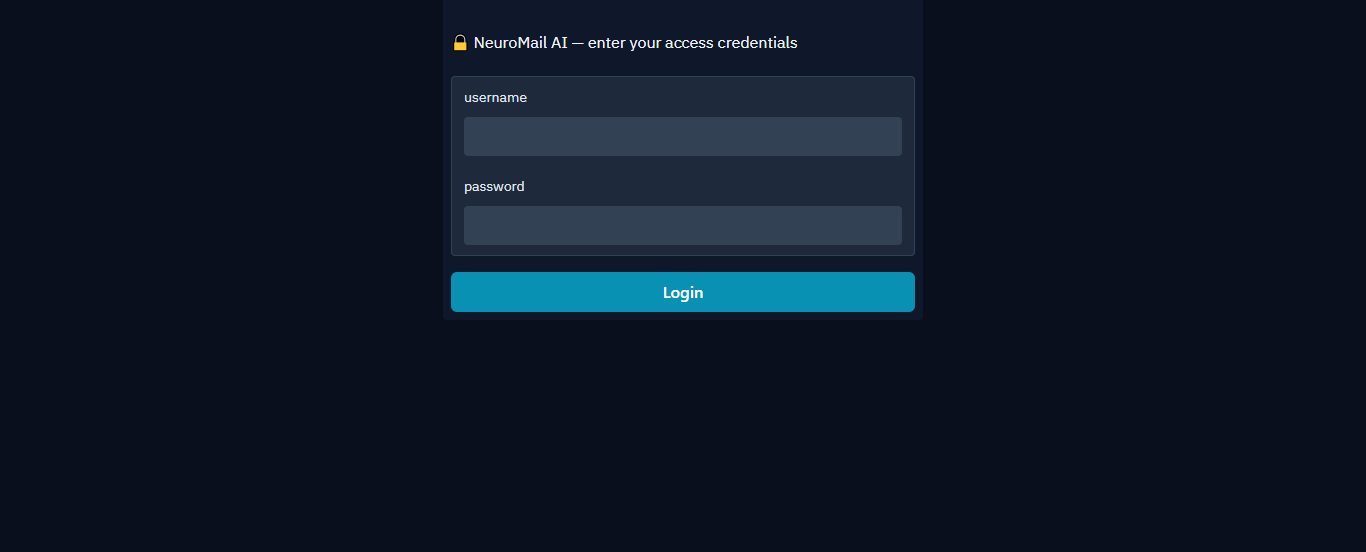 NeuroMail AI screenshot
