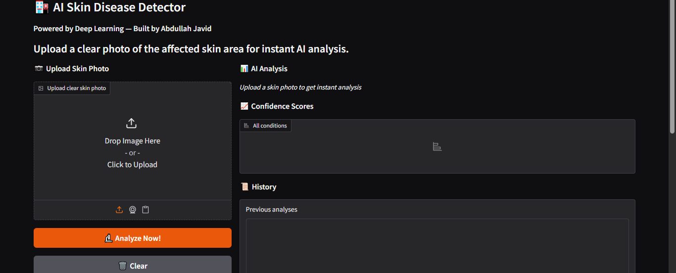 Skin Disease Detector screenshot